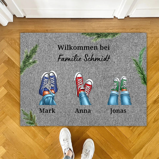 Personalisierte-Fusmatte-Eure-Sneaker-Weihnachten-0